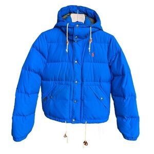 Polo Ralph Lauren Men’s Elmwood Blue Down Puffer Jacket Coat, Size Medium